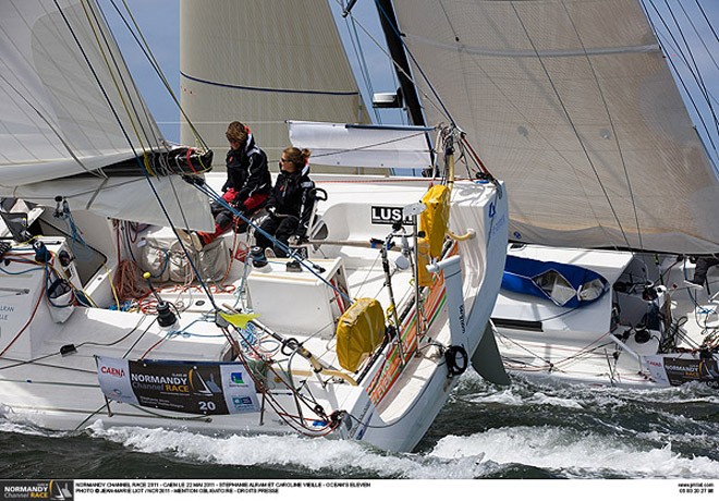 Ocean’s Eleven crew - Normandy Channel Race 2011 © Jean-Marie Liot